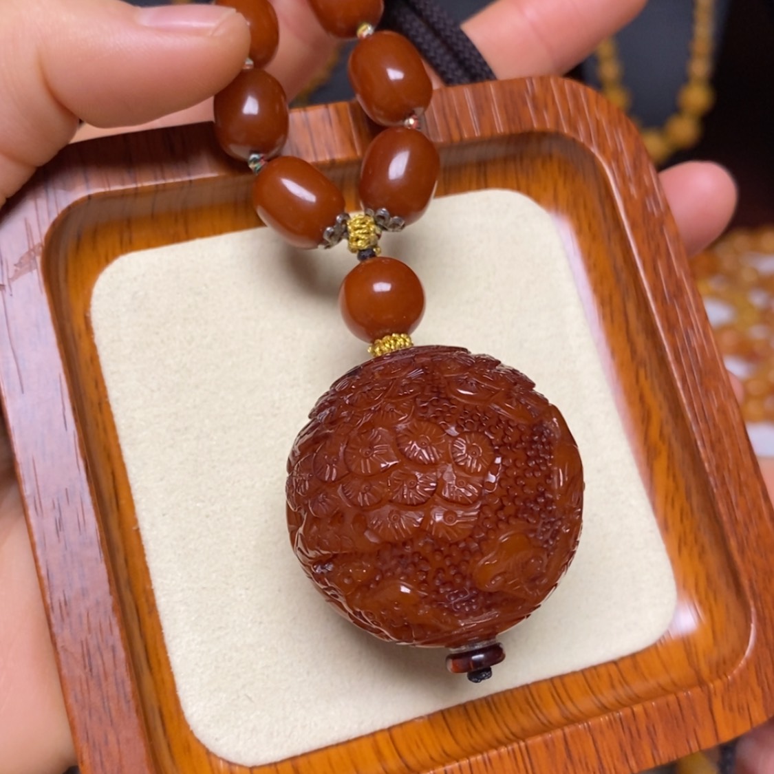 【闪购商品】蜜蜡颈饰未镶嵌项链