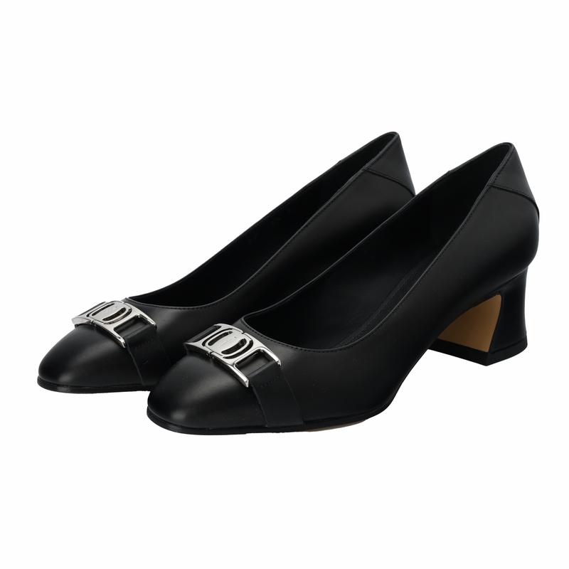  FERRAGAMO/菲拉格慕 女式气质粗跟单鞋01D690 753951
