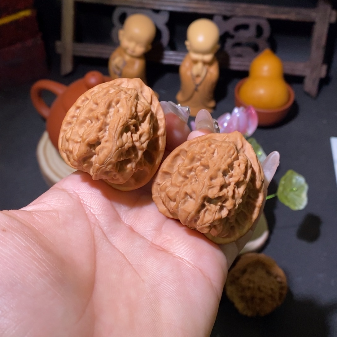 文玩核桃吊坠39全品梨木台