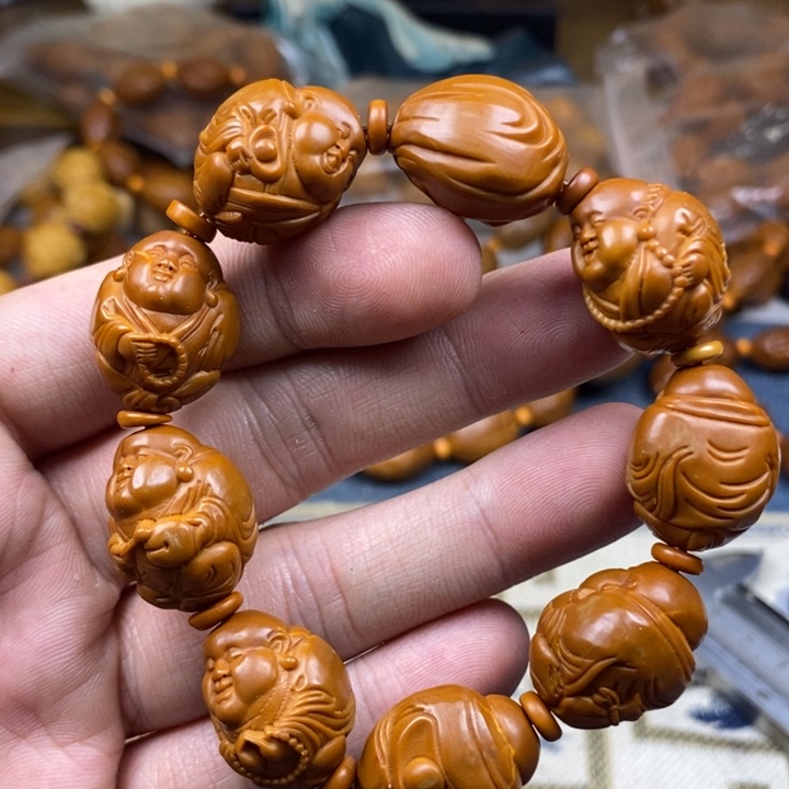 橄榄核手串/手链橄榄核雕工艺手串