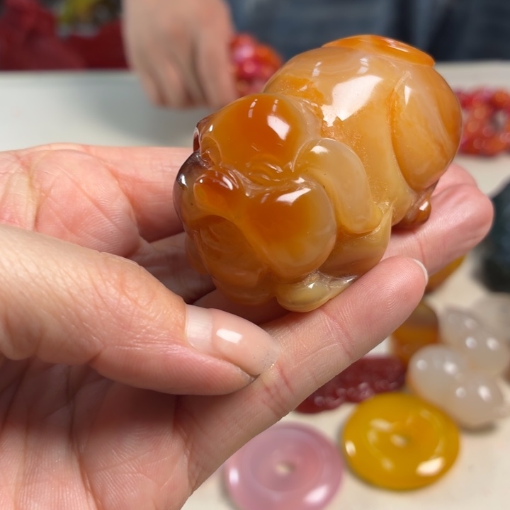 玛瑙/玉髓未镶嵌吊坠(不含链)