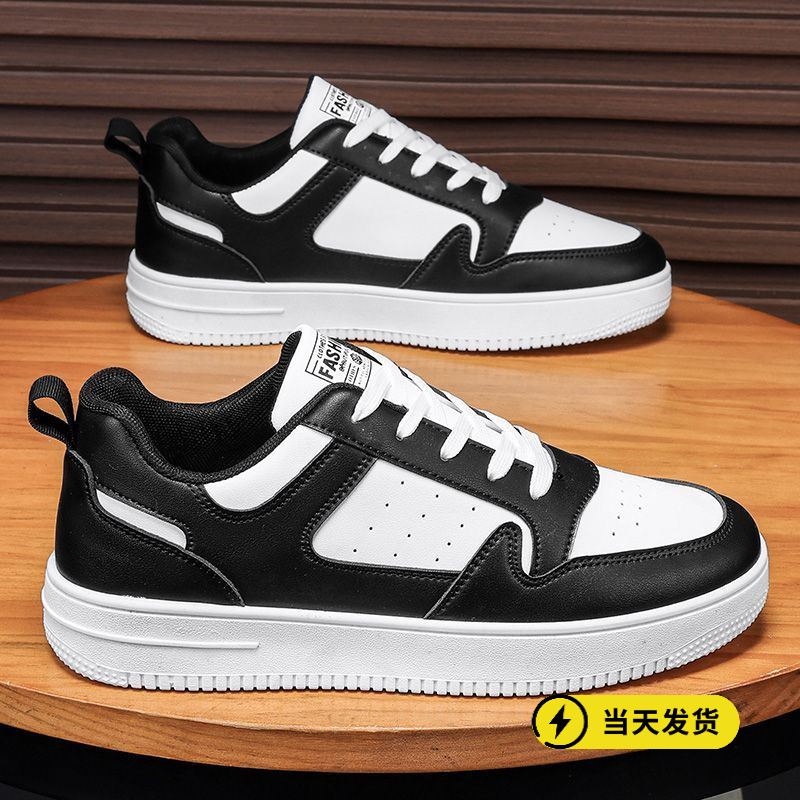 正品2025新款春季男士小白鞋透气休闲板鞋运动ins潮鞋低帮跑步鞋
