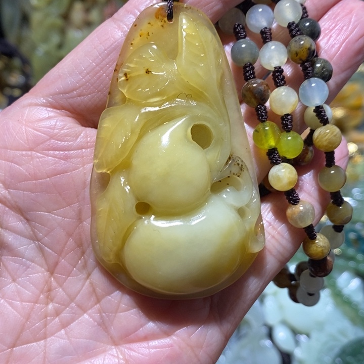 岫玉岫玉吊坠未镶嵌