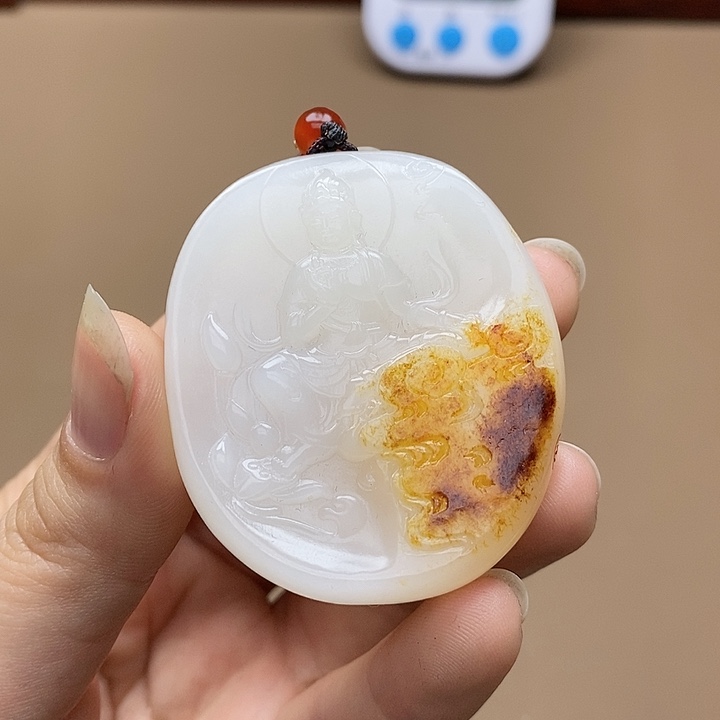 和田玉挂件未镶嵌F