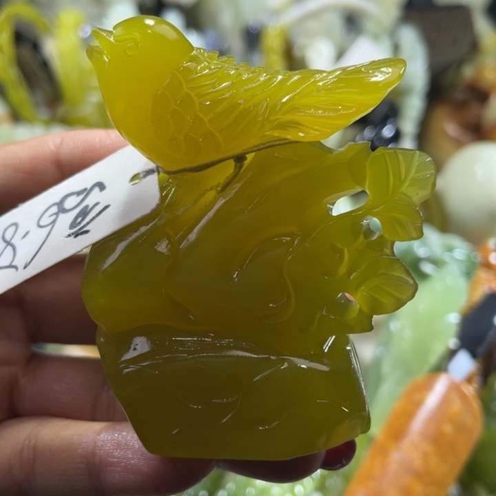 岫玉未镶嵌摆件摆件