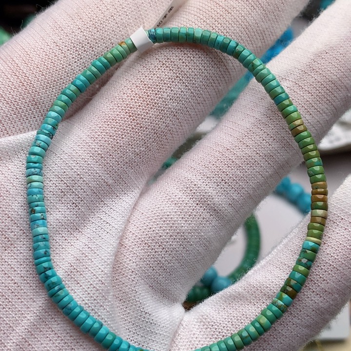 绿松石未镶嵌珠宝奇石3mm