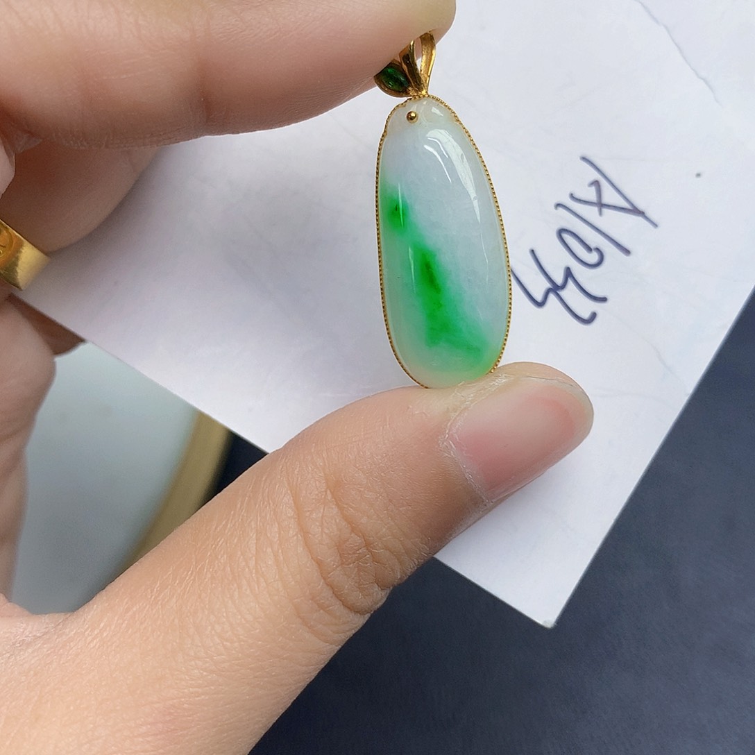 翡翠颈饰18K金镶嵌2346788