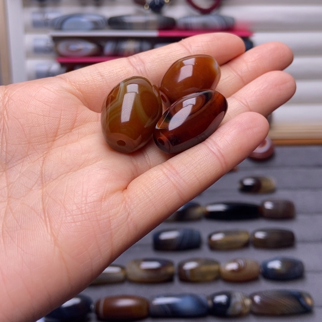 八***财玛瑙/玉髓合金颈饰