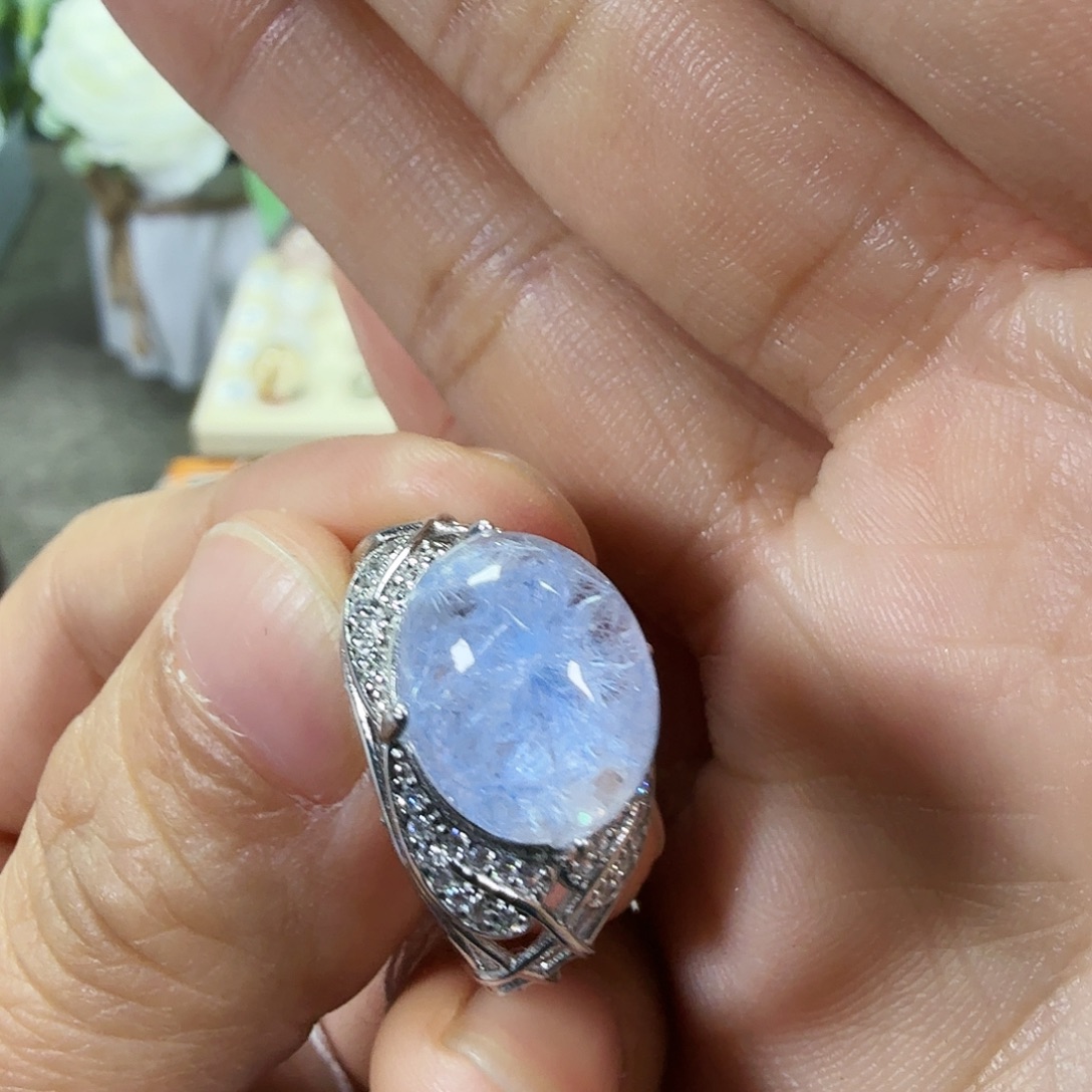 *****戒指水晶银S925镶嵌