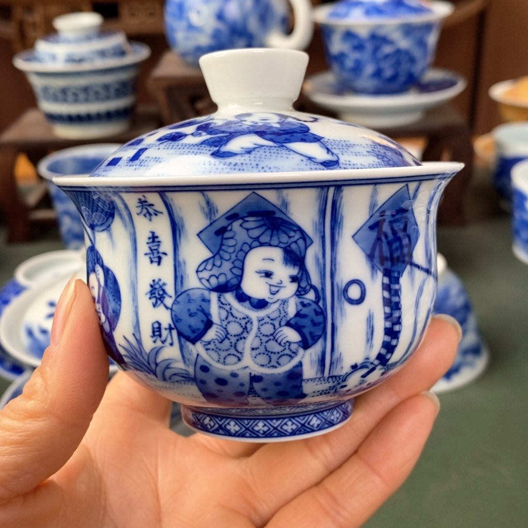 杯景德镇陶瓷手工手绘