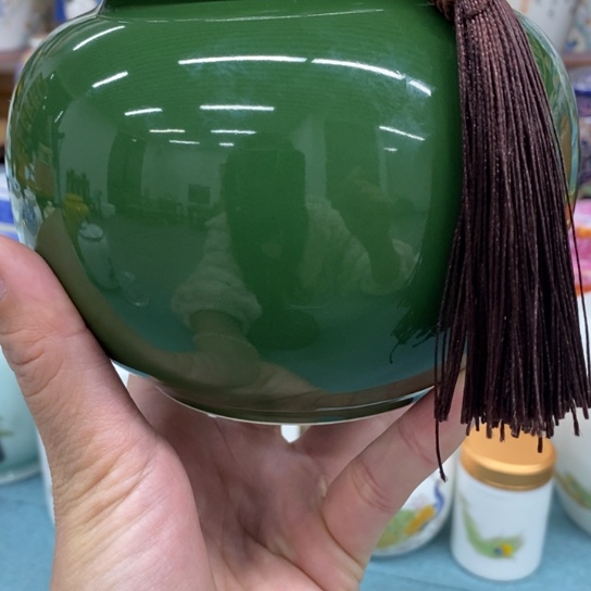 瓷片陶瓷茶叶罐密封罐