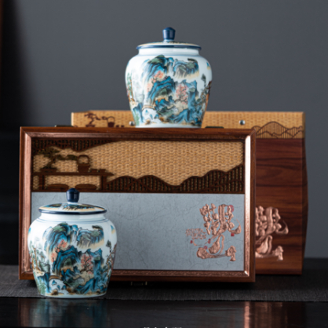 德邦快递送货上【观山】肉桂岩茶 茶叶礼盒 250g