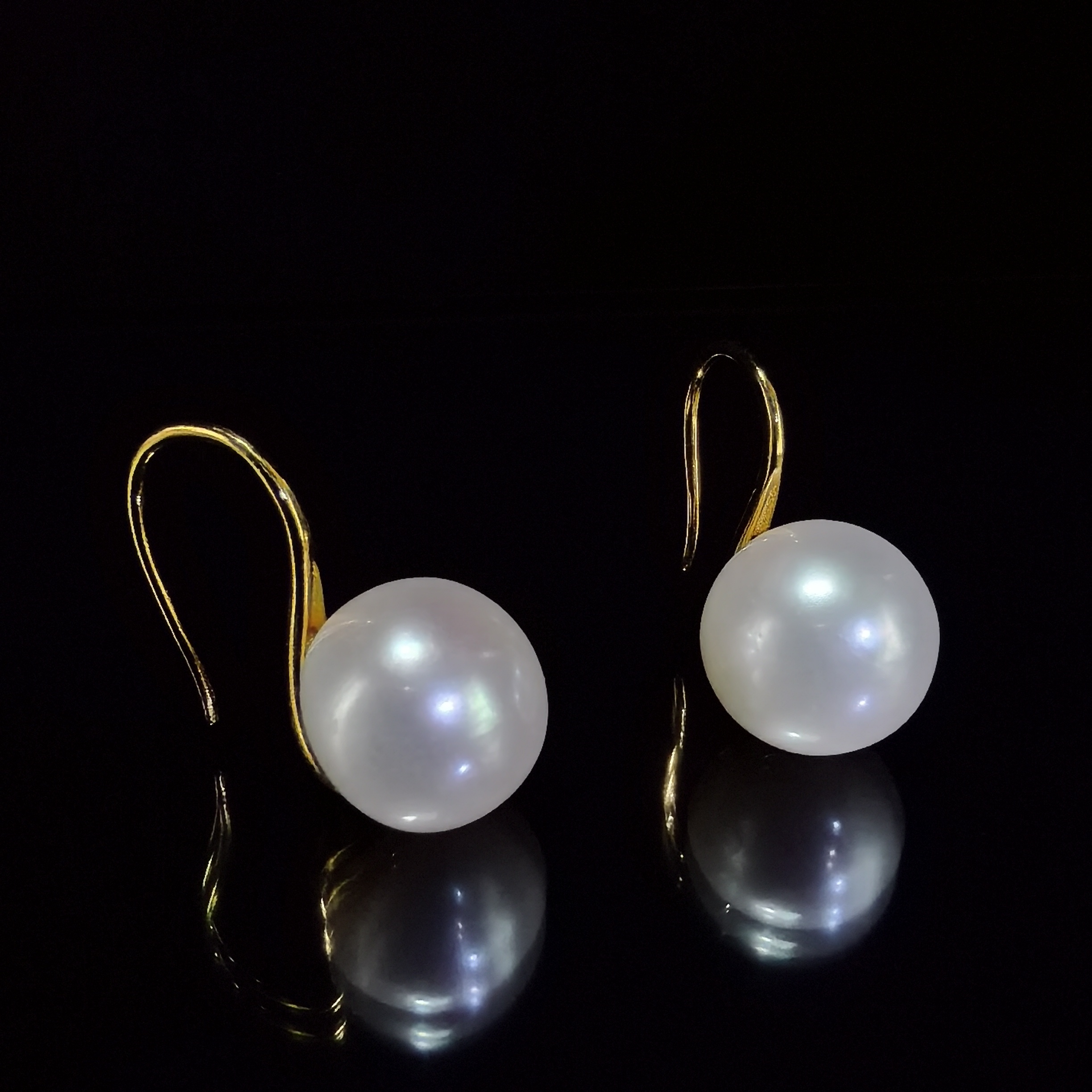 晶兴珠宝巨无霸  S925银白色高跟鞋珍珠 时尚经典 11-12mm 【伊人】