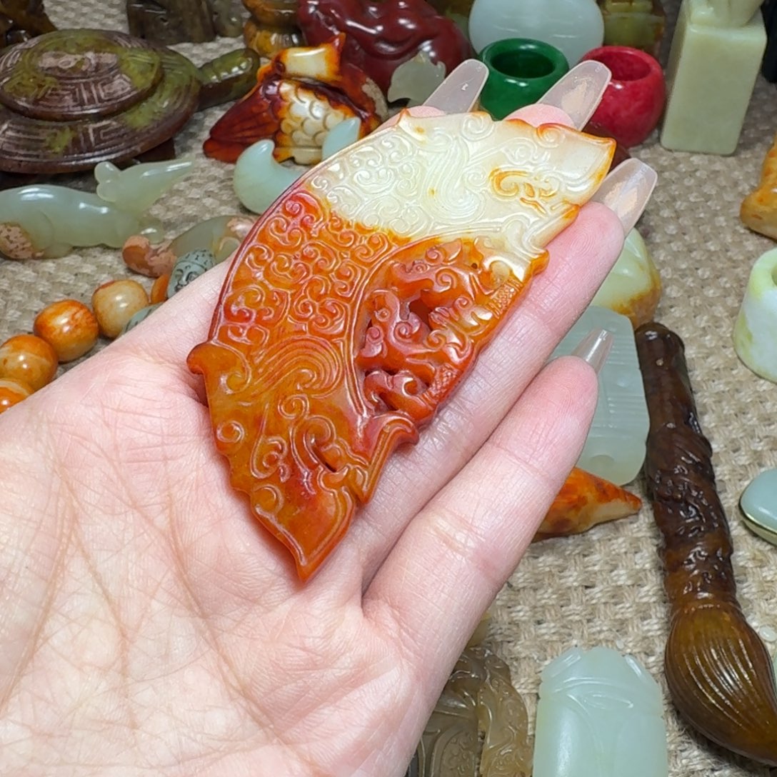 白玉菩提吊坠挂件