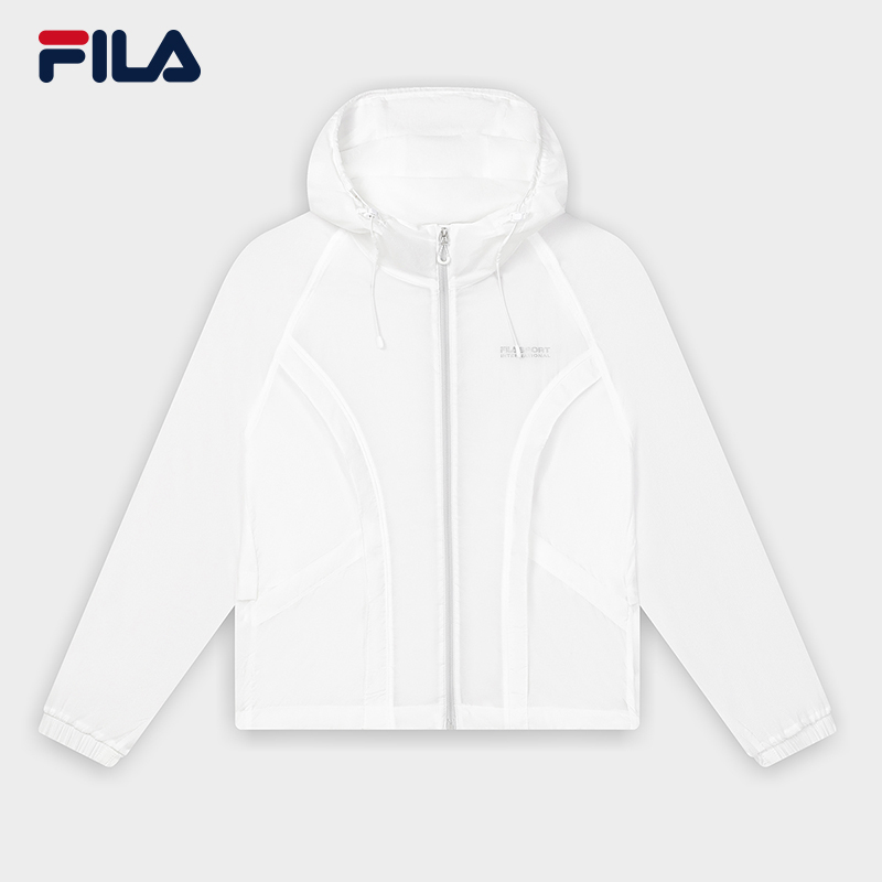 女士夏季新款休闲时尚简约宽松连帽梭织外套F71W429705F