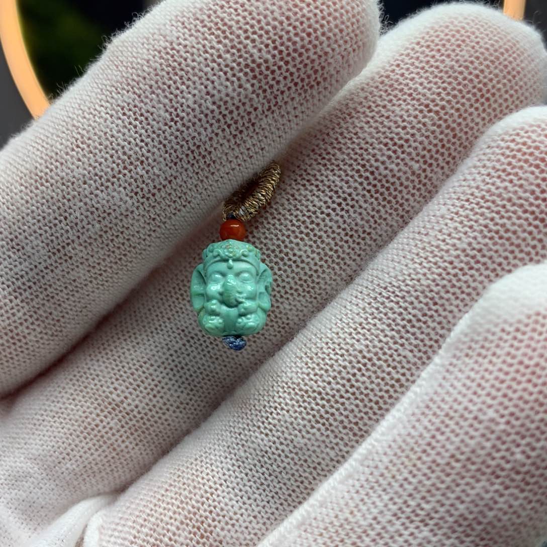 绿松石挂件未镶嵌