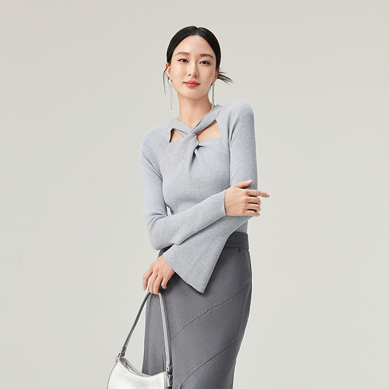 【诗语专属】BADINA毛针织衫644Q045