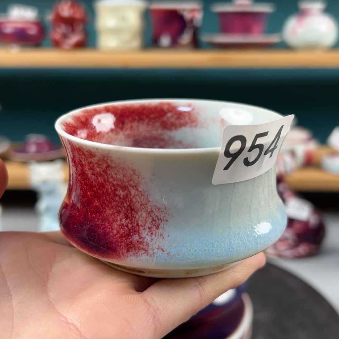 瓷片微瑕主人杯纯手工