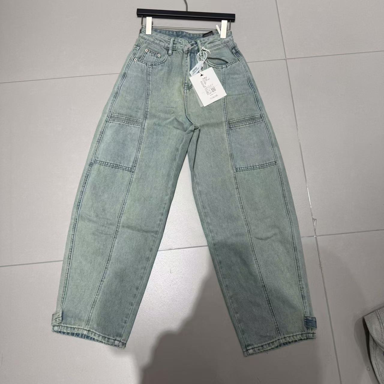 FAE18016【N5】加绒阔腿裤