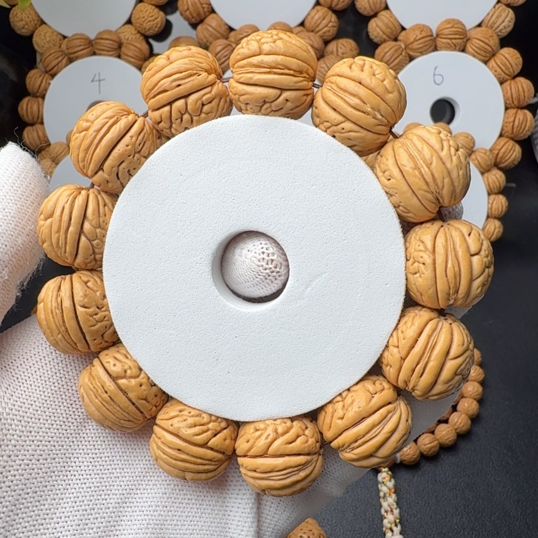 ~***~手串桃核虎皮肌肉