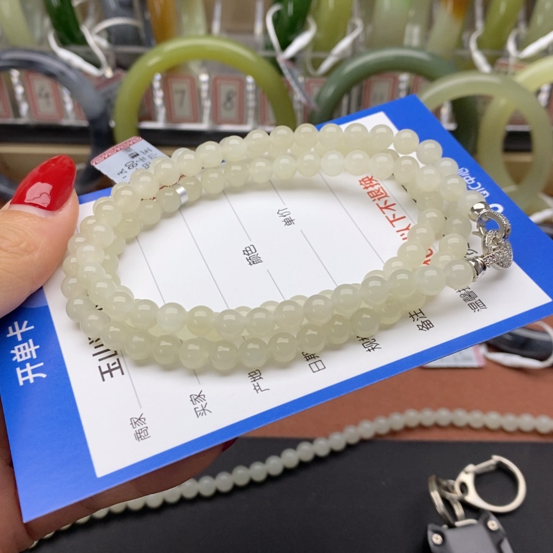 和田玉未镶嵌项链卡6