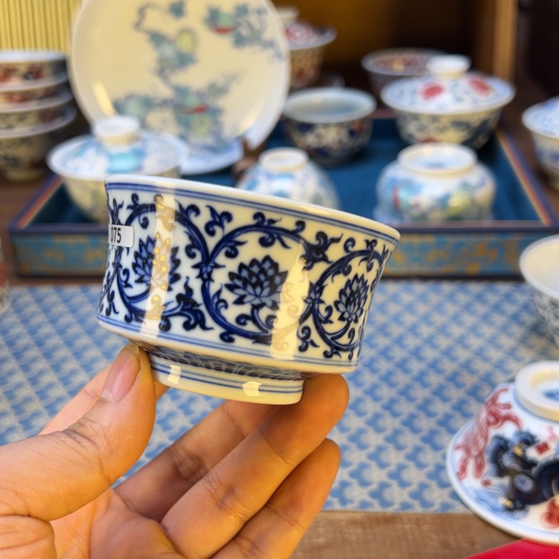 摆件新年快乐景德镇茶器百宝箱