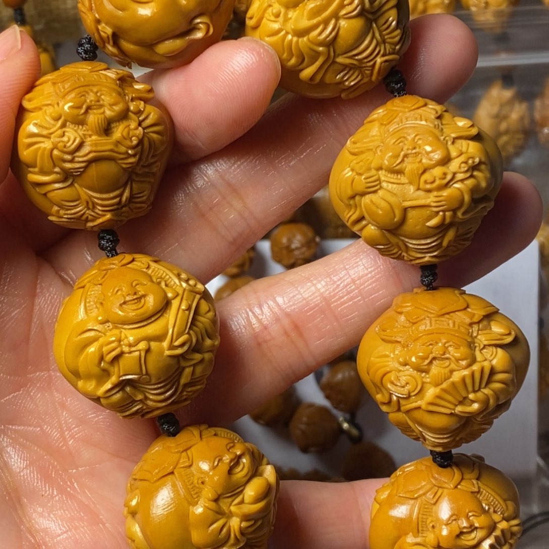 橄榄核手串/手链跑*山双面财弥