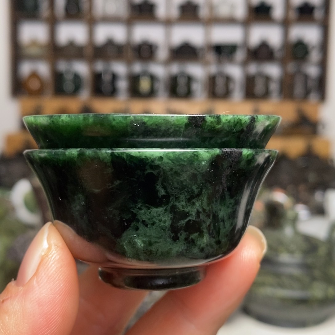 藏玉药王石福利款翻边杯2