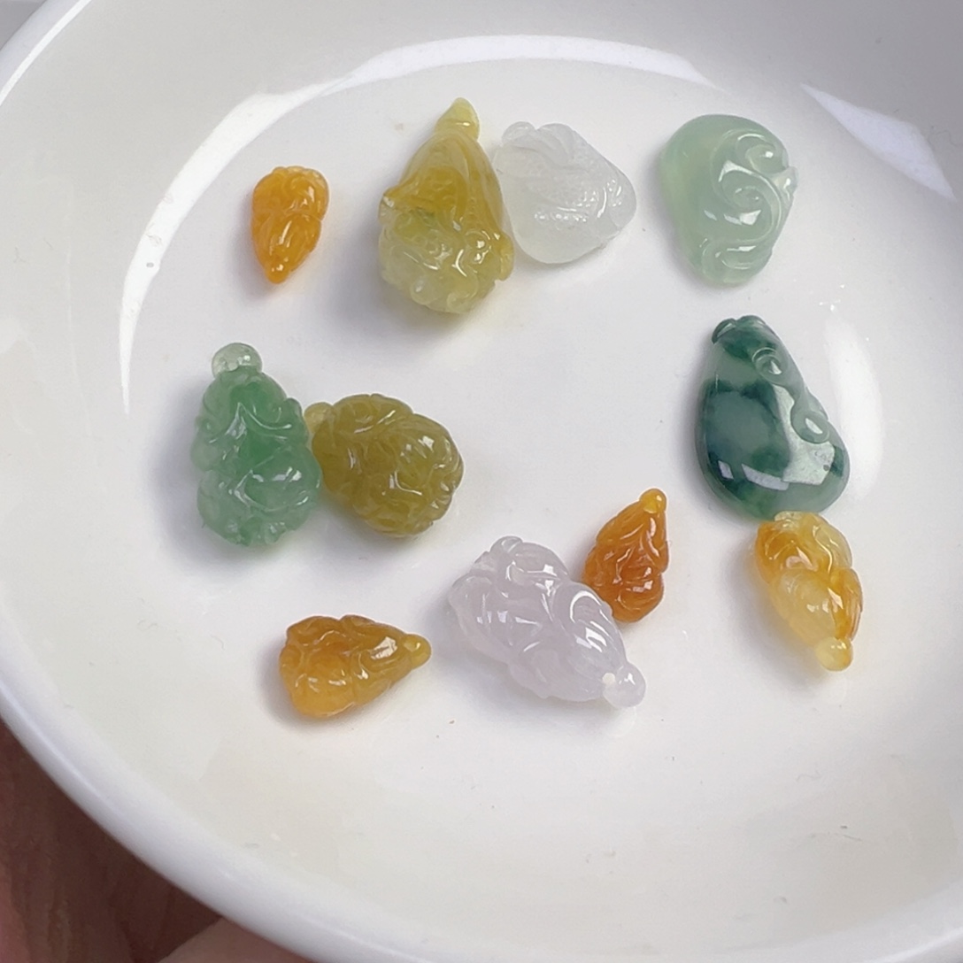 翡翠散珠白菜如意可挑