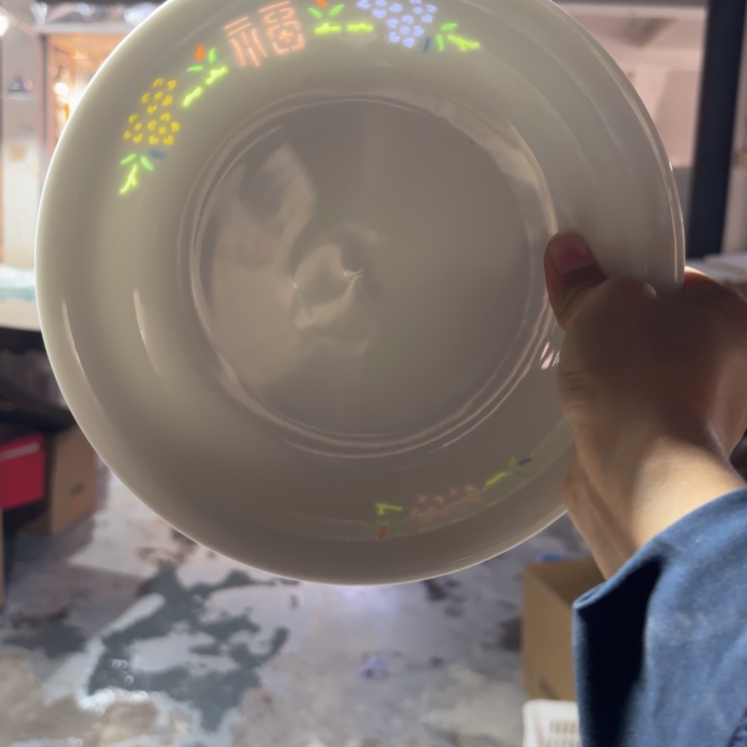 玉瓷景德镇陶瓷两只微瑕