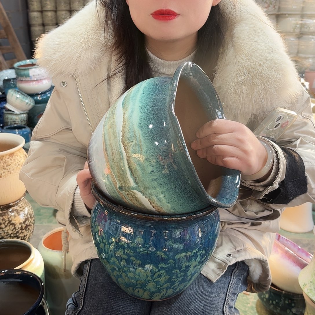 正品两个高18/20红陶