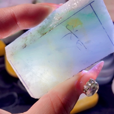 翡翠散珠翡翠原矿