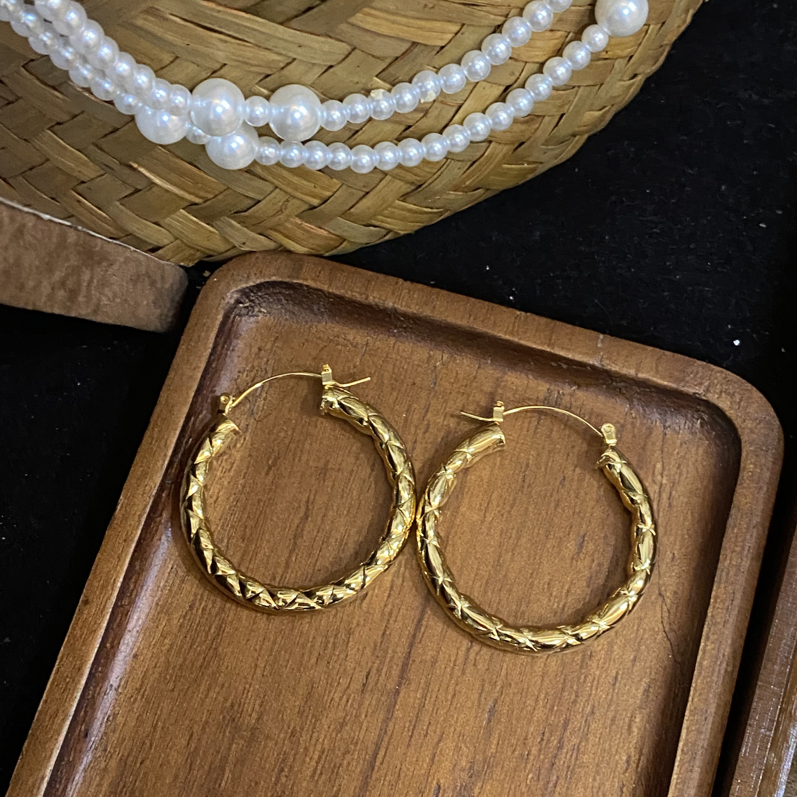 钛钢耳饰 iLaruN新款钛钢耳圈欧美风