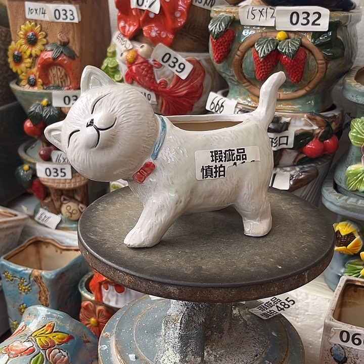 粗陶材质多肉花盆