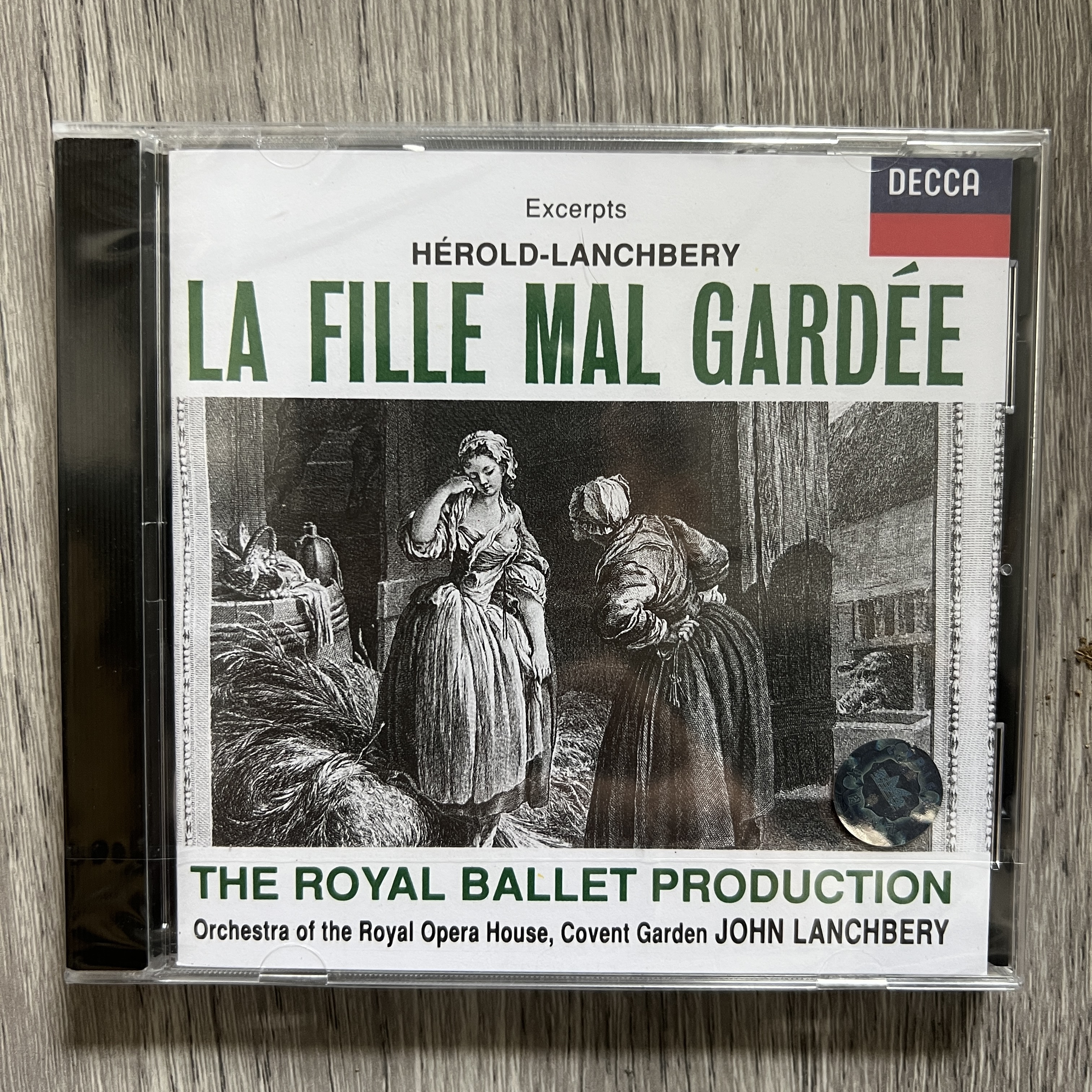 现货CD La Fille Mal Gardee 女大不中留 园丁的女儿奶妈 未拆