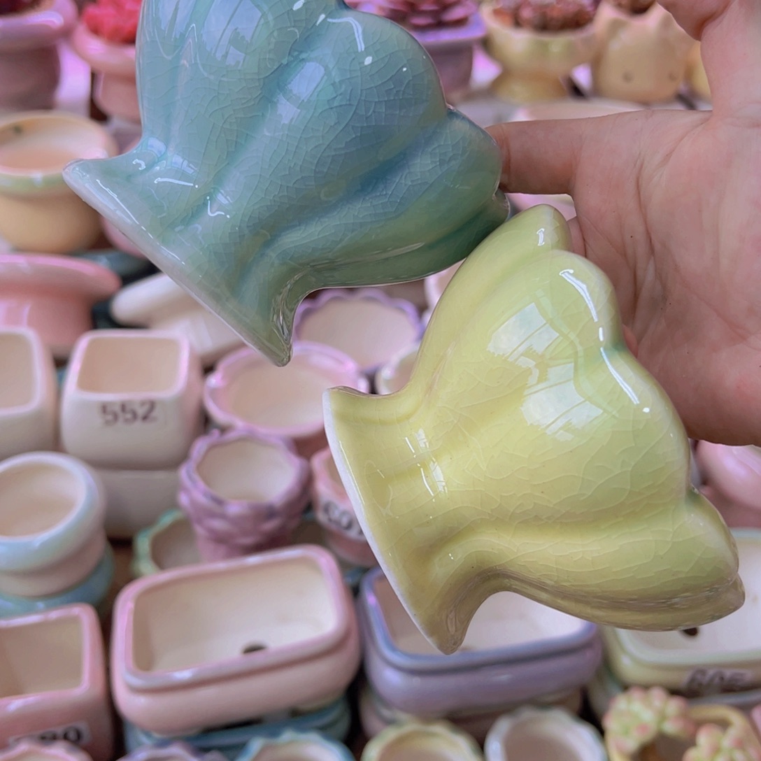 陶瓷花盆当场凑满12包邮