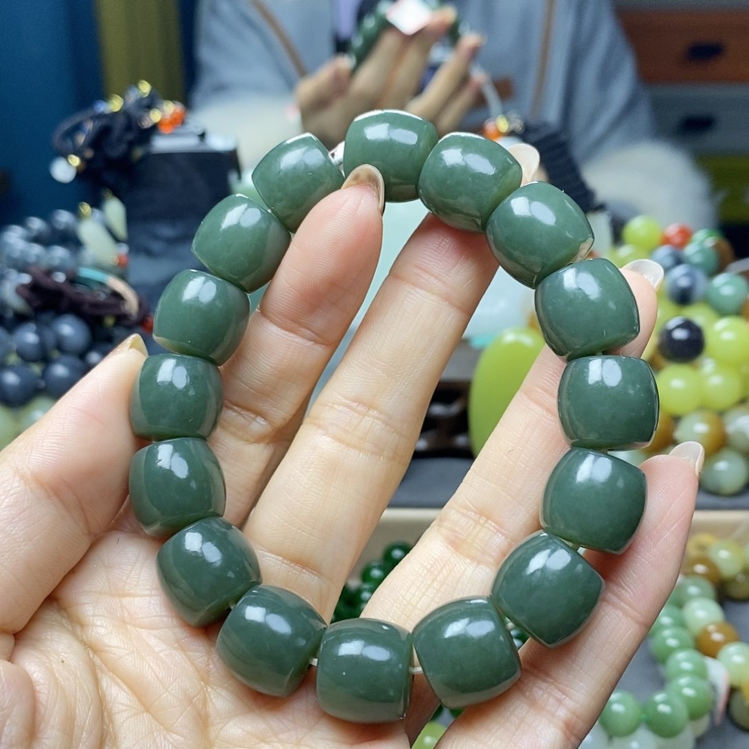 和田玉手链未镶嵌