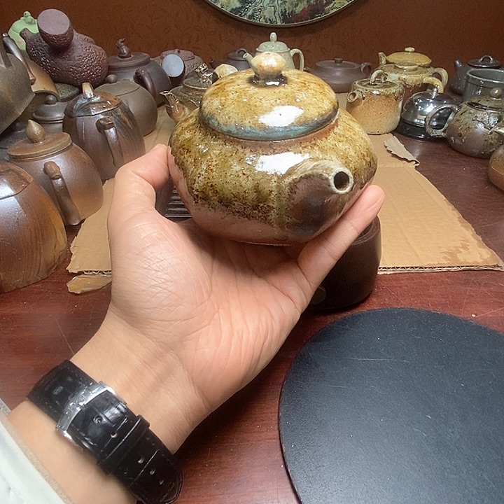 紫砂茶壶柴烧紫砂