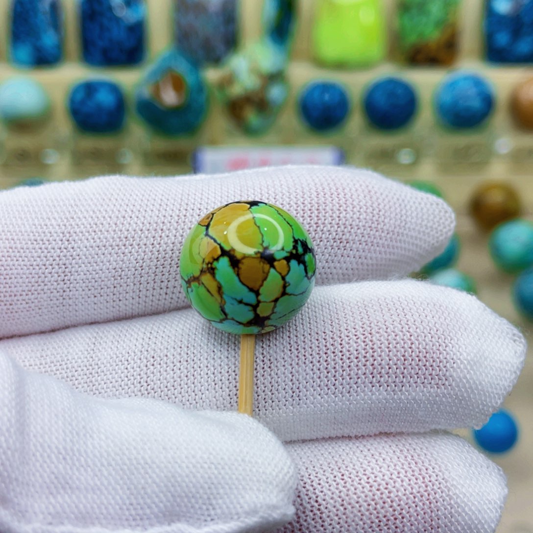 未镶嵌绿松石颈饰尺寸卡15.5