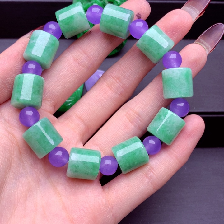 翡翠未镶嵌手链手串