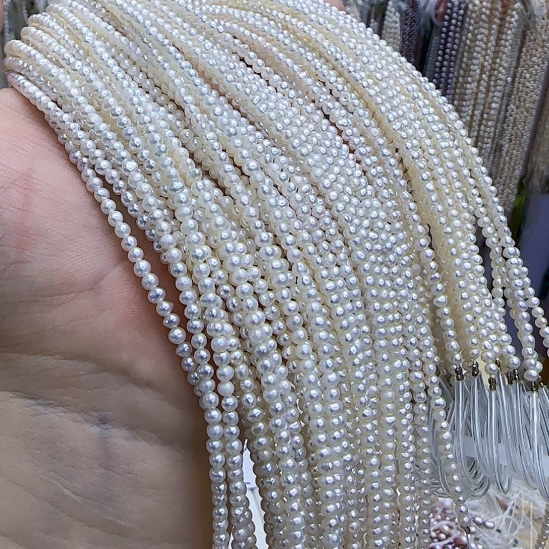 未镶嵌淡水珍珠8号，2-3毫米长约38厘米