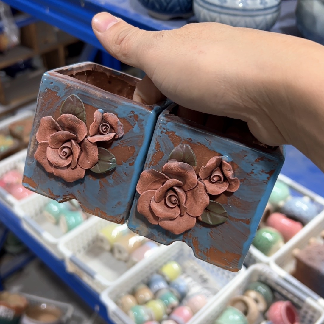 陶瓷多肉小花盆@@72