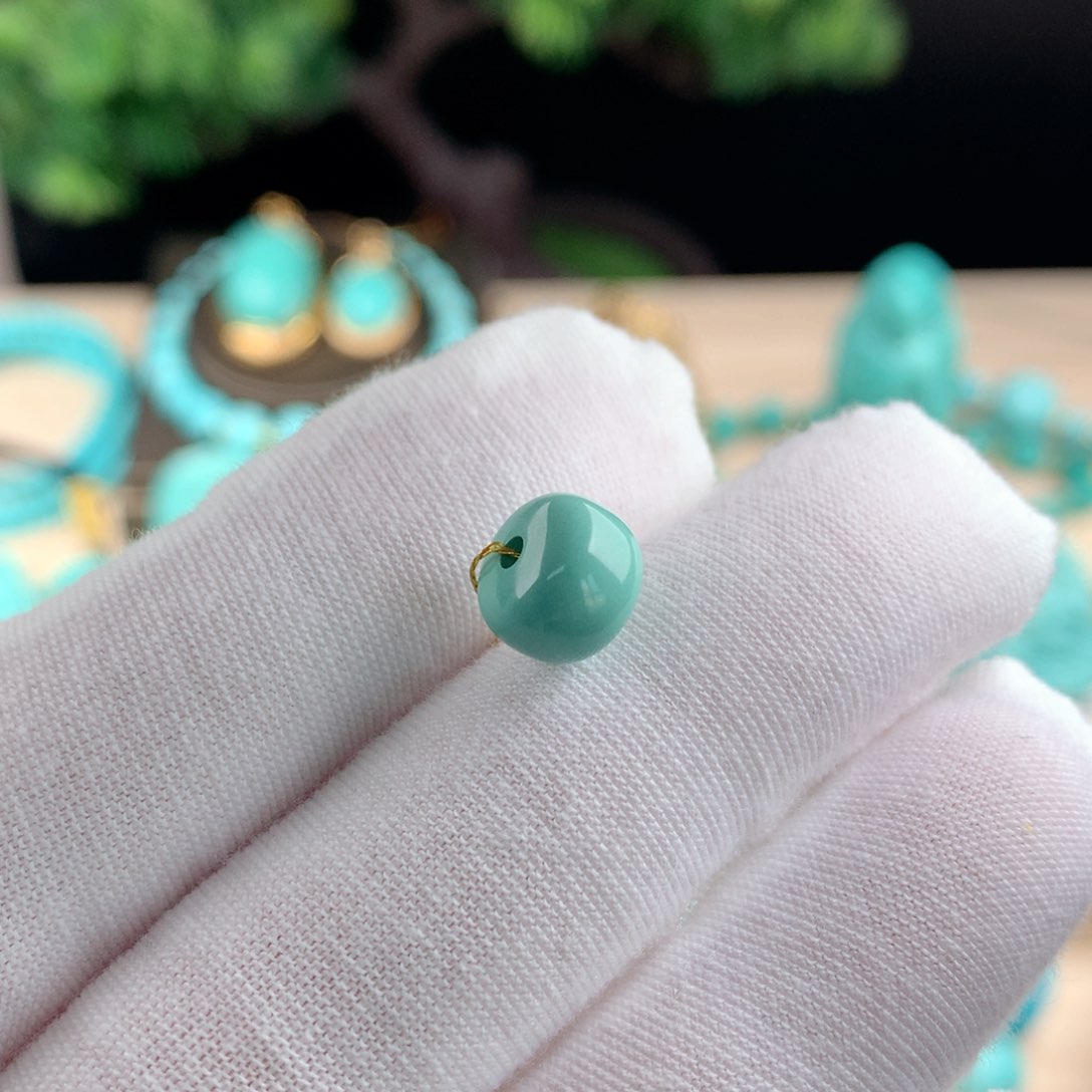 绿松石配珠卡9+未镶嵌