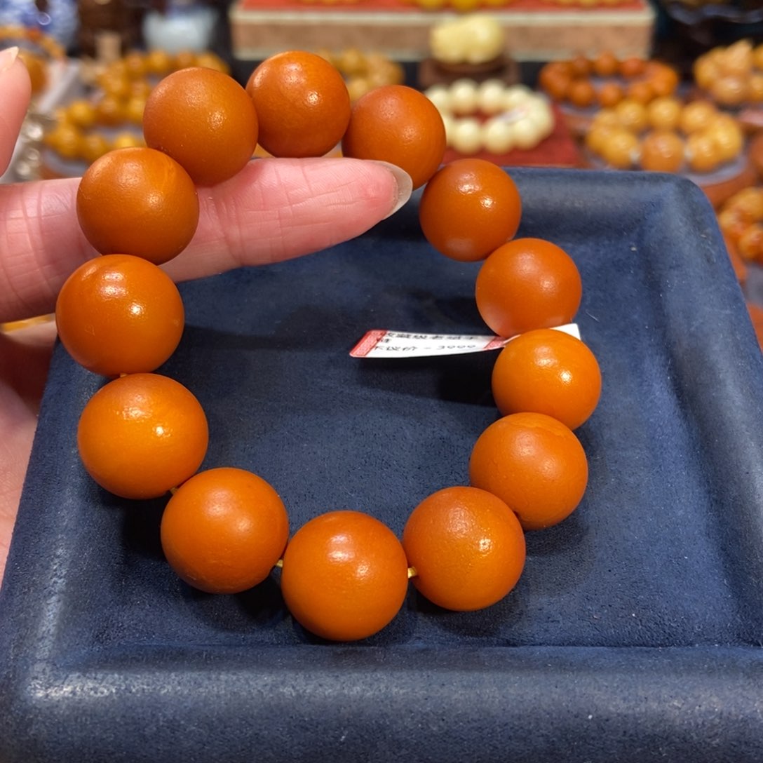 琥珀手链未镶嵌蜜蜡