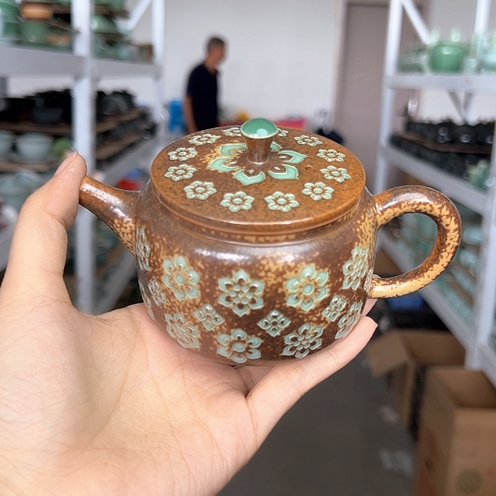 龙泉云间青瓷小米茶器