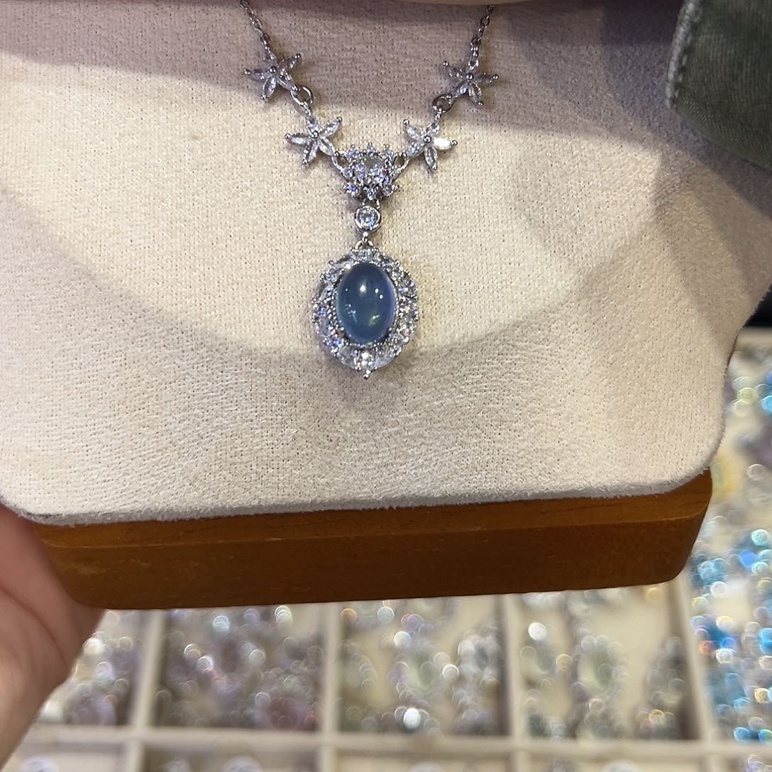 蛇纹石玉银S925镶嵌饰品ᨳ****ᵀ