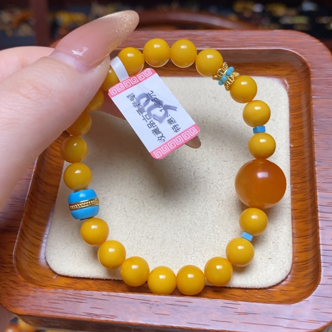 【闪购商品】蜜蜡手链未镶嵌手串