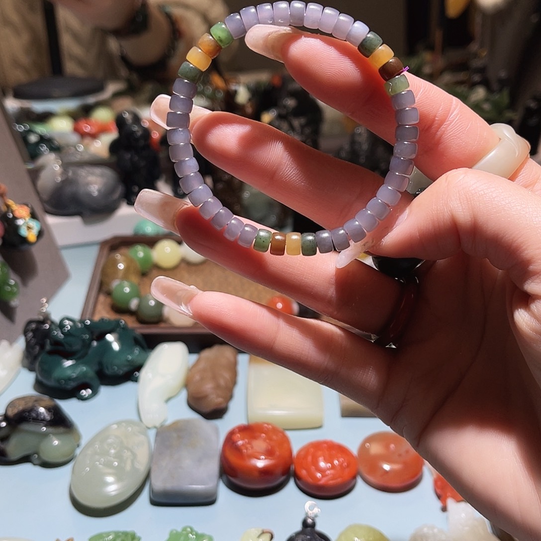 和田玉未镶嵌手链