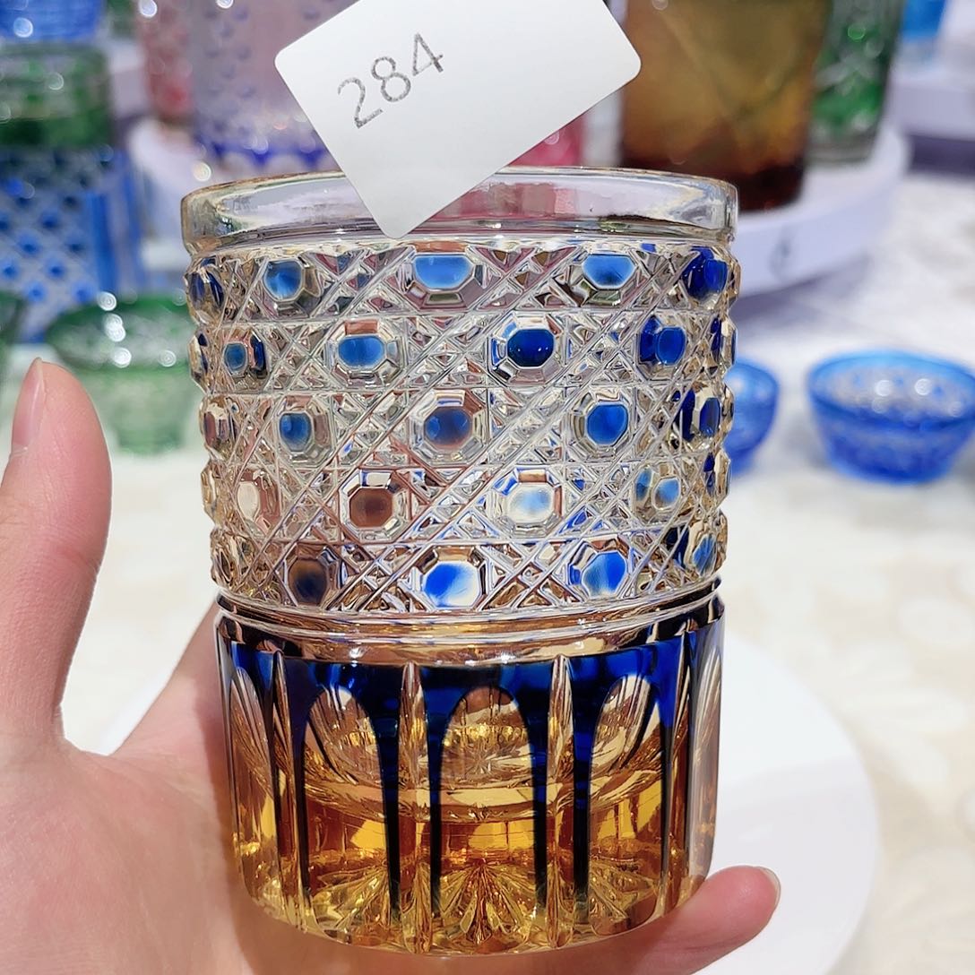 水晶杯水晶花瓶果盘通宝工艺品