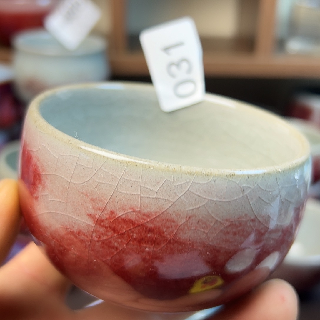 钧瓷杯子#钧瓷#原矿釉#高温#茶器#非遗传承